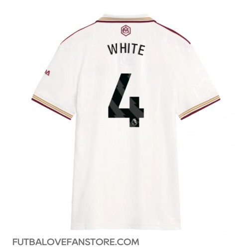 Arsenal Ben White #4 Tretí Ženy futbalový dres 2025-26 Krátky Rukáv Arsenal Ben White #4 Tretí Ženy futbalový dres 2025-26 Krátky Rukáv